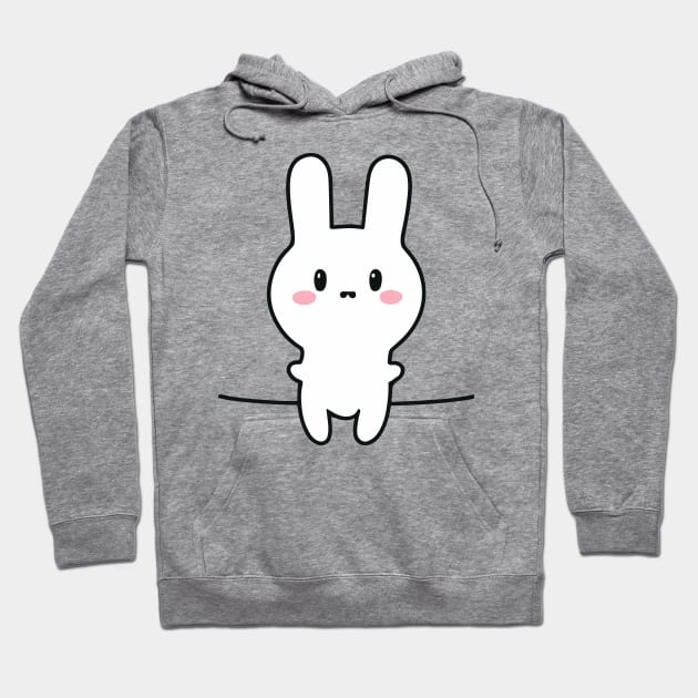 Mini lop lover Cute Bunny drawing Hoodie by Kawaii Bomb